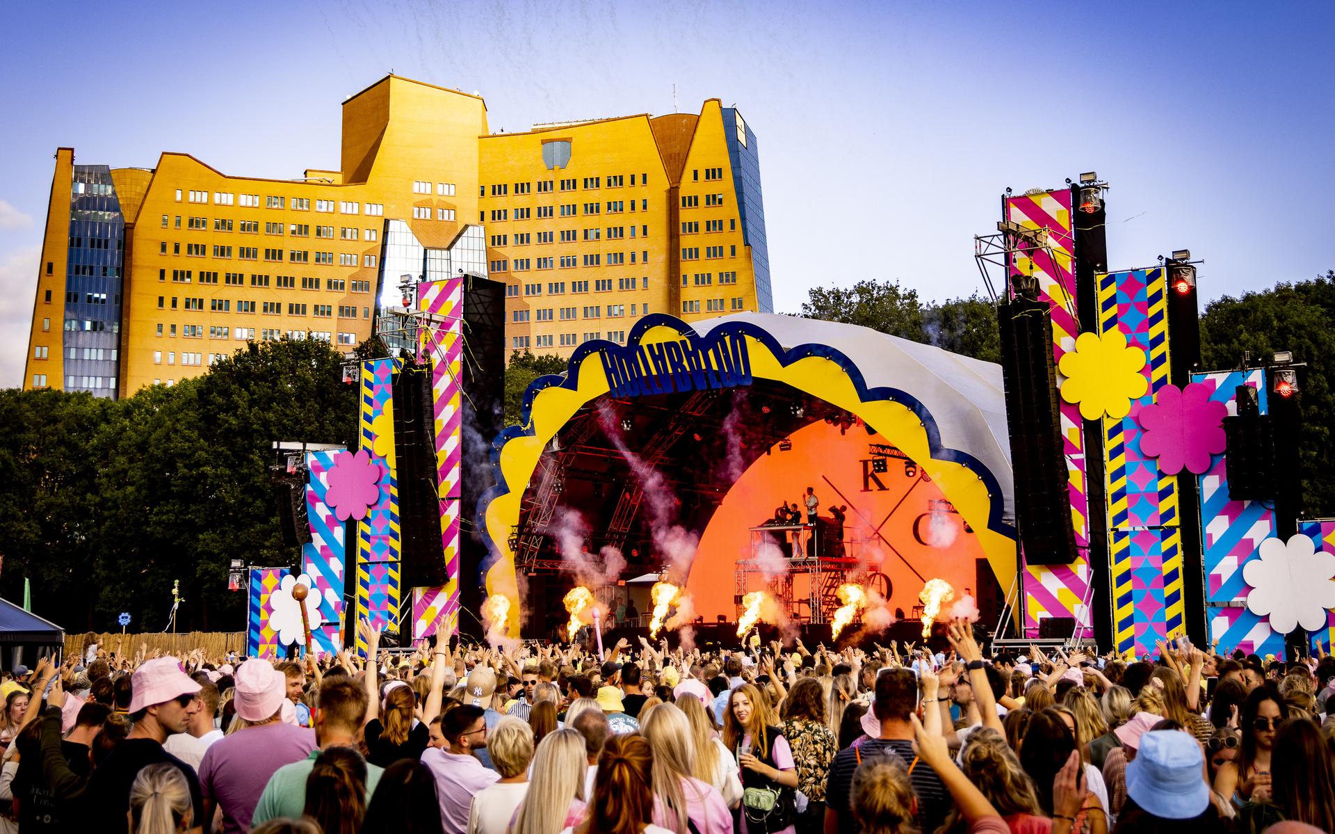 Het Hullabaloo-festival in het Stadspark Groningen..