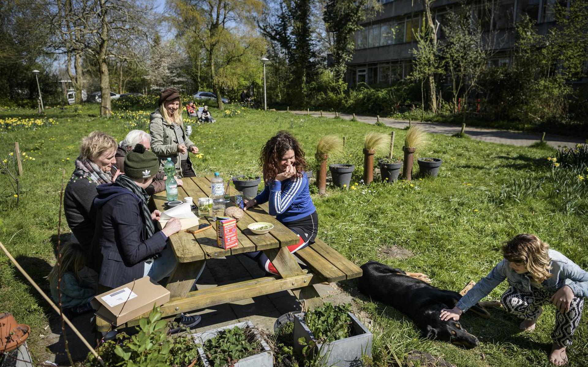 De Biotoop bestaat uit zeven gebouwen op een terrein van acht hectare bieden woon- en werkruimte aan honderden mensen. Foto Kees van de Veen
