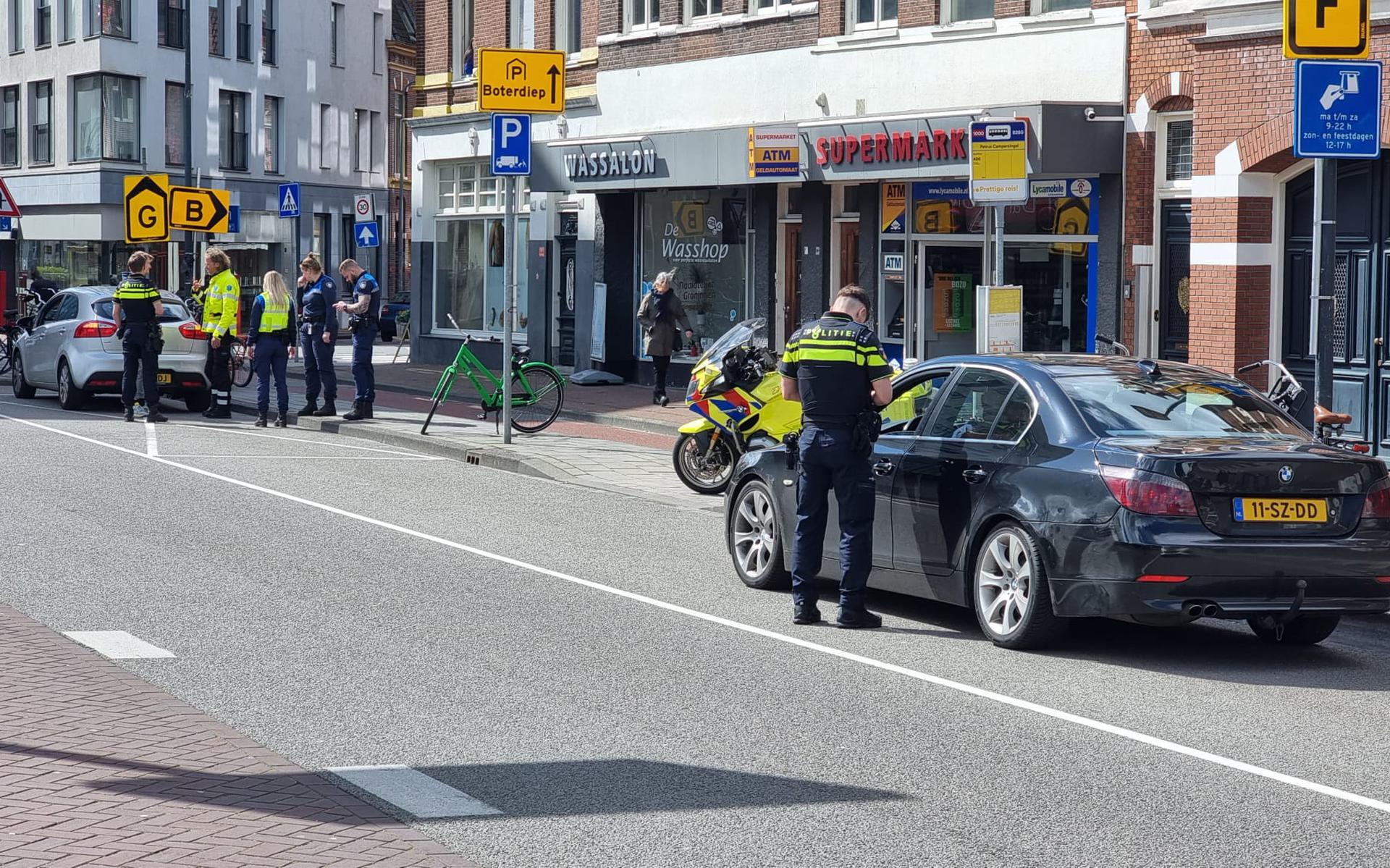 Verkeersongeluk loopt uit de hand. Foto: Patrick Wind 112 Groningen